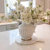 Inspire Me! Home Decor Oversized White Ceramic Pitcher