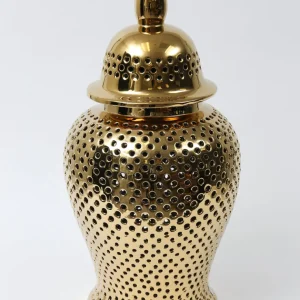 Inspire Me! Home Decor Oversized Gold Ginger Jar With Lid