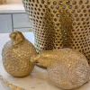 Inspire Me! Home Decor Pair Of Champagne Partridges Set Of Two