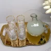 Inspire Me! Home Decor Pebbled Glass Globe Pitcher