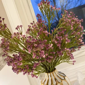 Inspire Me! Home Decor Purple Babys Breath Stem