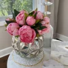 Inspire Me! Home Decor Real Touch Pink Tone Peony Bundle (3 Colors)