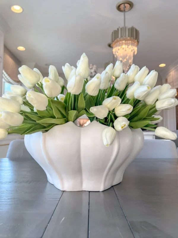 Inspire Me! Home Decor Real Touch Tulip Bouquet (8 Colors)