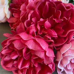 Inspire Me! Home Decor Real-Touch Full Peony Stems (3 Colors)