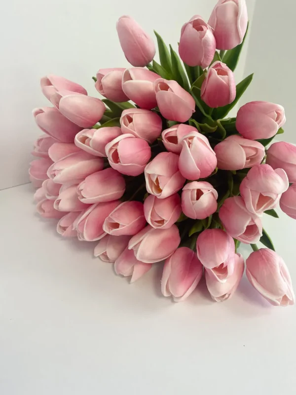 Inspire Me! Home Decor Real Touch Tulip Bouquet (8 Colors)
