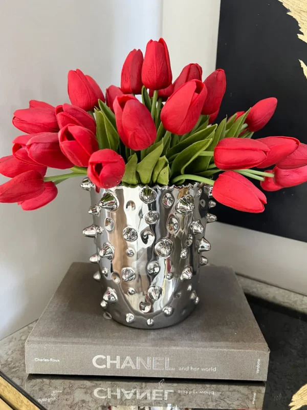 Inspire Me! Home Decor Real Touch Tulip Bouquet (8 Colors)