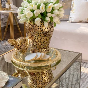 Inspire Me! Home Decor Real Touch White Open Tulip Bundle