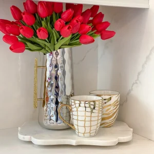 Inspire Me! Home Decor Real Touch Tulip Bouquet (8 Colors)