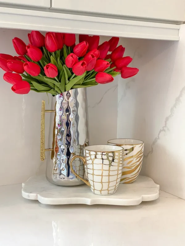Inspire Me! Home Decor Real Touch Tulip Bouquet (8 Colors)