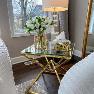 Inspire Me! Home Decor Real Touch White Open Tulip Bundle
