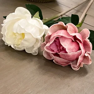 Inspire Me! Home Decor Real-Touch Peony Stem (3 Colors)