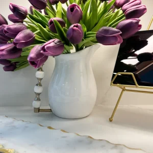 Inspire Me! Home Decor Real Touch Tulip Bouquet (8 Colors)