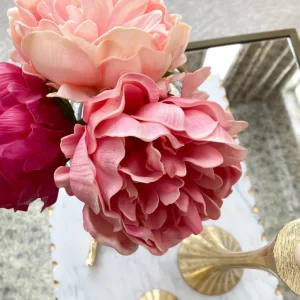 Inspire Me! Home Decor Real-Touch Full Peony Stems (3 Colors)