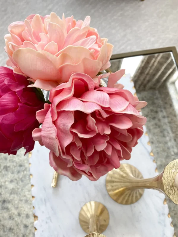 Inspire Me! Home Decor Real-Touch Full Peony Stems (3 Colors)