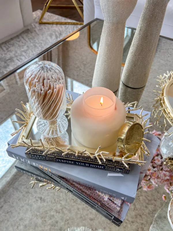 Inspire Me! Home Decor Rectangular Decorative Mirror Tray