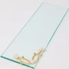 Inspire Me! Home Decor Rectangular Glass Tray With Cherry Blossom Details