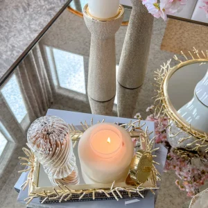 Inspire Me! Home Decor Rectangular Decorative Mirror Tray