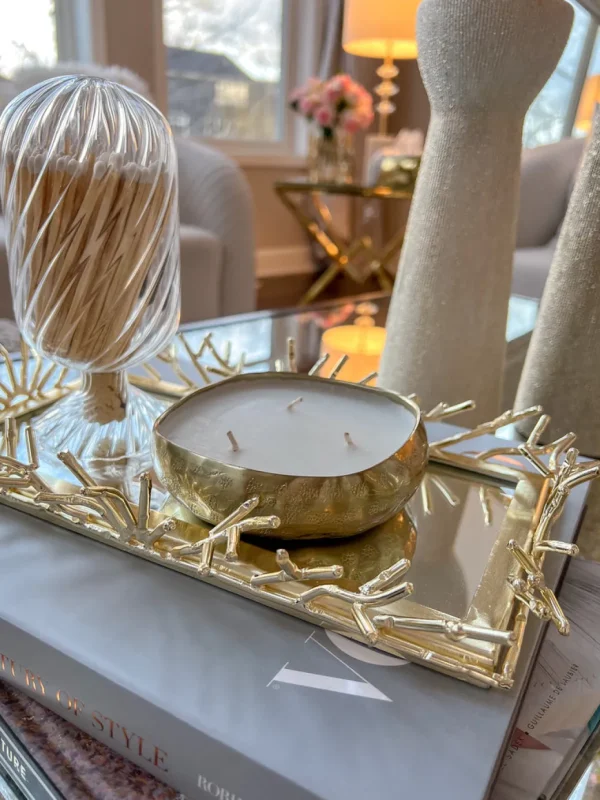 Inspire Me! Home Decor Rectangular Decorative Mirror Tray
