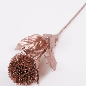 Inspire Me! Home Decor Rose Gold Metallic Allium Stem