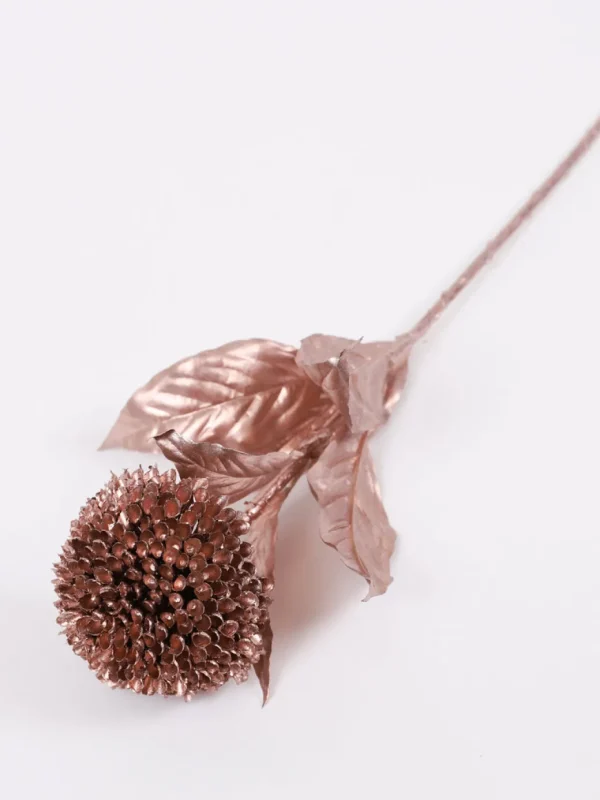 Inspire Me! Home Decor Rose Gold Metallic Allium Stem