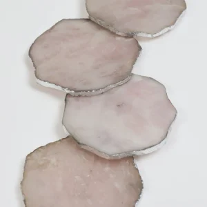 Inspire Me! Home Decor Rose Quartz Coasters (2 Colors)