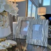 Inspire Me! Home Decor Silver Textured Picture Frame (2 Sizes)