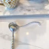 Inspire Me! Home Decor Silver Flower Petal Spoon Rest ( 2 Sizes )