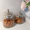 Inspire Me! Home Decor Silver Jar With Lid (2 Sizes)