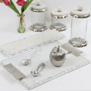 Inspire Me! Home Decor Silver Coffee Station Bundle Set