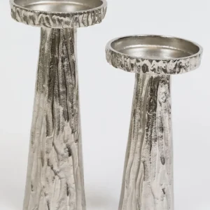 Inspire Me! Home Decor Silver Branch Pedestal Candle Holder (2 Sizes)