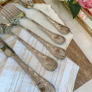 Inspire Me! Home Decor Silver Butterfly 20pc Flatware Set