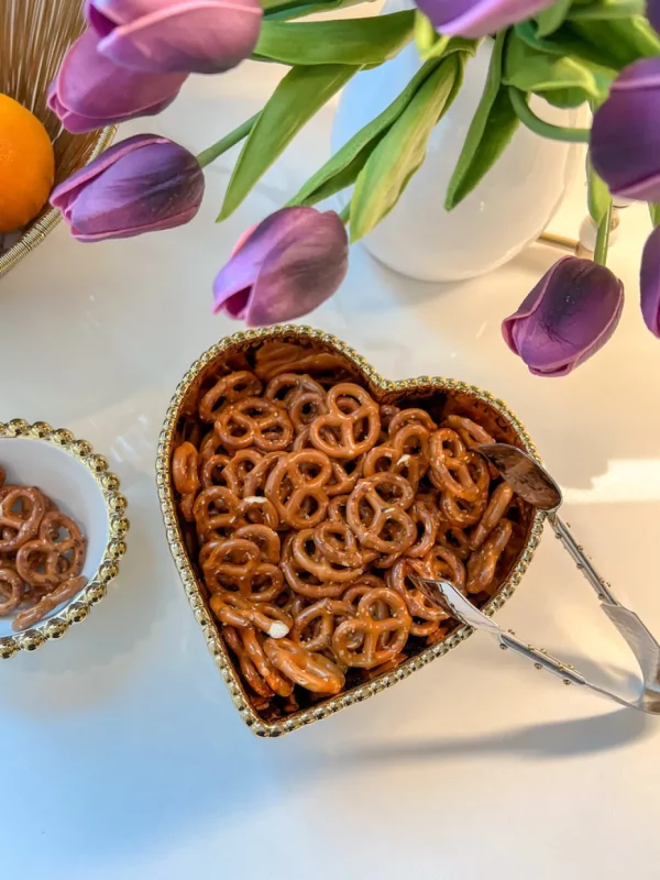 Inspire Me! Home Decor Silver Tongs With Gold Dots