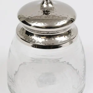 Inspire Me! Home Decor Silver Jar With Lid (2 Sizes)