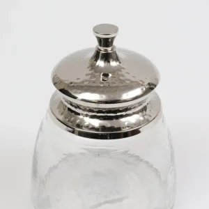 Inspire Me! Home Decor Silver Jar With Lid (2 Sizes)