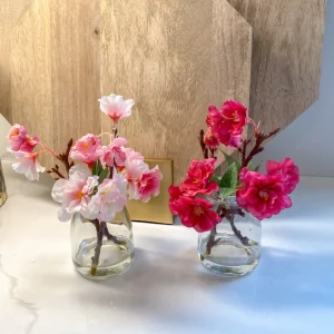 Inspire Me! Home Decor Small Cherry Blossom In Glass Jar (3 Colors)