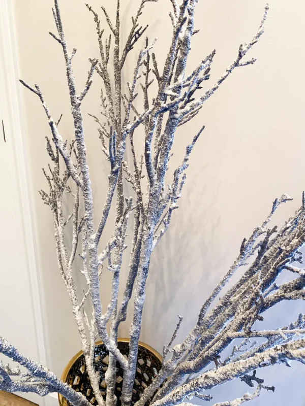 Inspire Me! Home Decor Snow Covered Branch