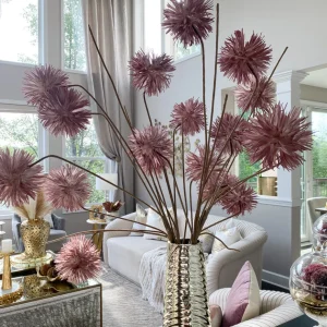 Inspire Me! Home Decor Soft Purple Allium Spray