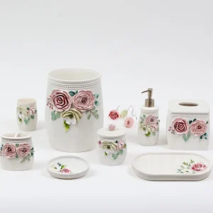 Inspire Me! Home Decor Spring Garden Bath Collection (11 Items)