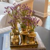 Inspire Me! Home Decor Square Base Gold Vase Display