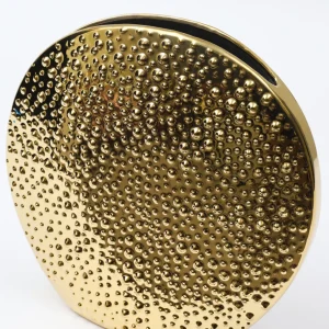 Inspire Me! Home Decor Studded Gold Round Vase