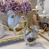 Inspire Me! Home Decor Swan Spoon Holder With 6 Tea Spoons (2 Colors)