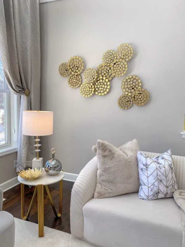 Inspire Me! Home Decor Triple Circle Textured Wall Art/ Decorative Piece WALL ART & MIRRORS