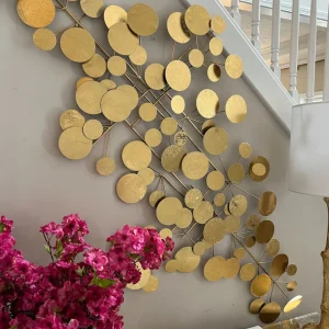 Inspire Me! Home Decor WALL ART & MIRRORS Golden Circles Wall Art