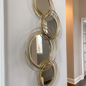 Inspire Me! Home Decor WALL ART & MIRRORS Spiral Circle Wall Mirror (2 Colors)