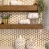 Inspire Me! Home Decor White Latticework Lidded Jar (2 Sizes) KITCHEN