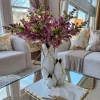 Inspire Me! Home Decor White & Gold Cluster Vase