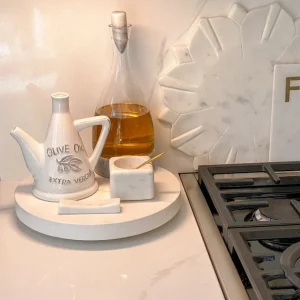 Inspire Me! Home Decor White Olive Oil Dispenser