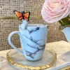 Inspire Me! Home Decor White Stir Spoon W/ Monarch Butterfly Topper KITCHEN