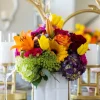 Inspire Me! Home Decor White Square Design Vase With Gold Border ” From Pops Of Color Home Collection”