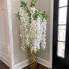 Inspire Me! Home Decor White Wisteria Stem Floral Stems